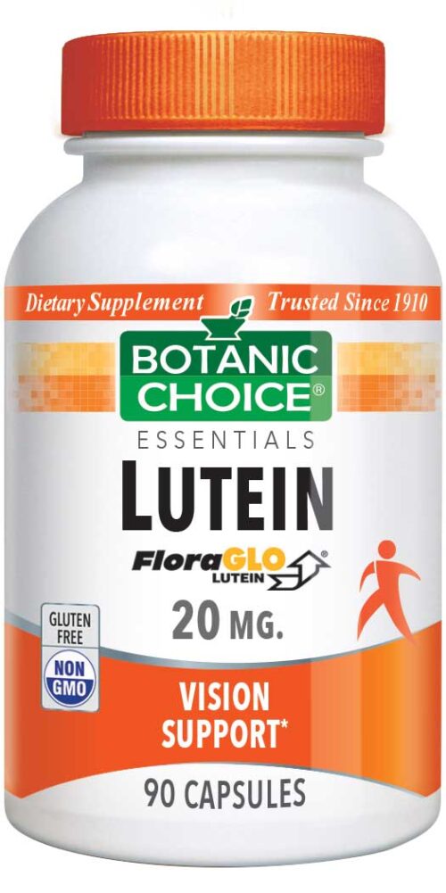 Botanic Choice Lutein 20 mg - Eyes / Vision Support Supplement - 90 Capsules