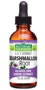 Botanic Choice Marshmallow Root Liquid Extract - Respiratory Health Support - 1 Oz