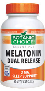 Botanic Choice Melatonin 3 mg Dual Release - 60 Vegetarian Capsules