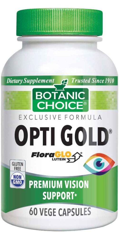 Botanic Choice Opti Gold® Vision & Eye Health Supplement - 60 Vegetarian Capsules