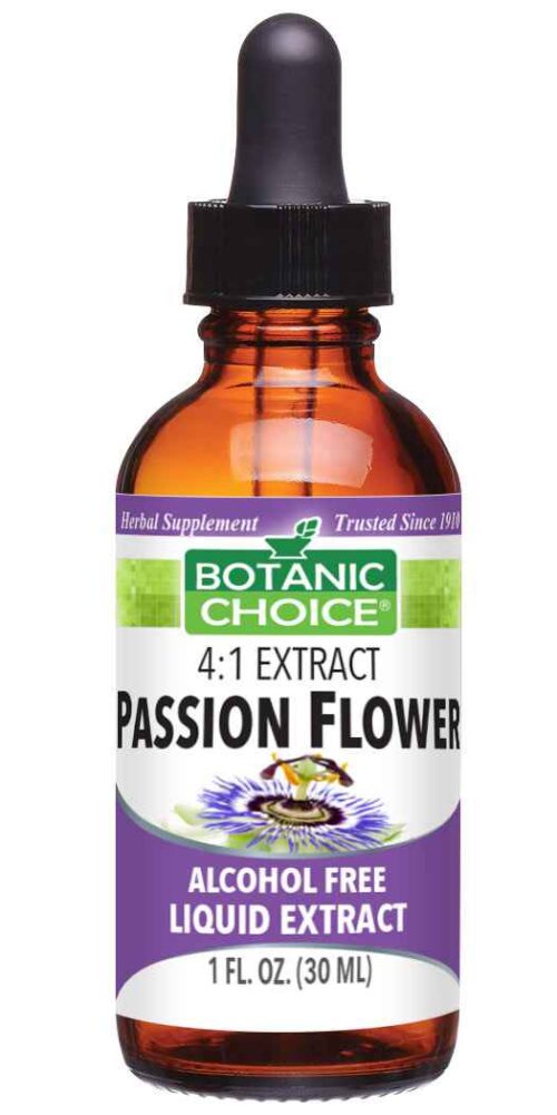 Botanic Choice Passion Flower Herb Liquid Extract - Soothing Support Supplement - 1 Oz
