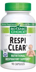 Botanic Choice Respi Clear® - Respiratory Health Support Supplement - 90 Capsules