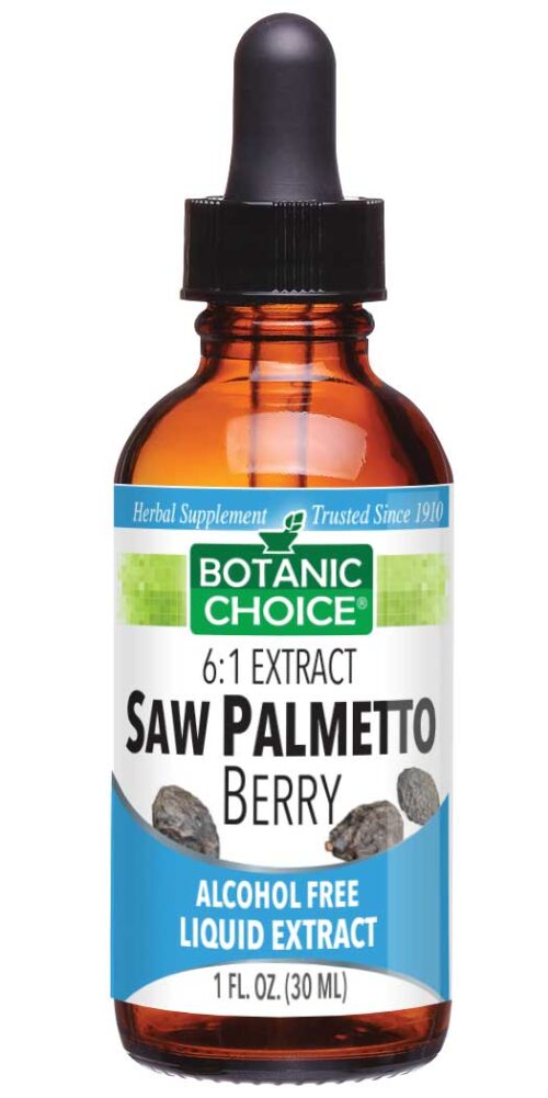 Botanic Choice Saw Palmetto Berry Liquid Extract - Urinary Support Supplement - 1 Oz