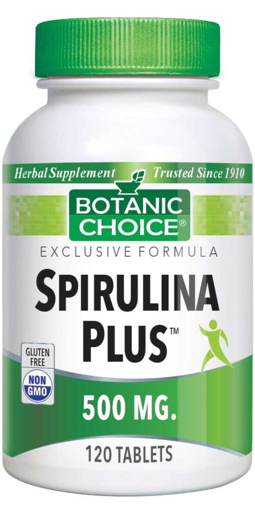 Botanic Choice Spirulina Plus™ - Blood Builder Support Supplement - 120 Tablets