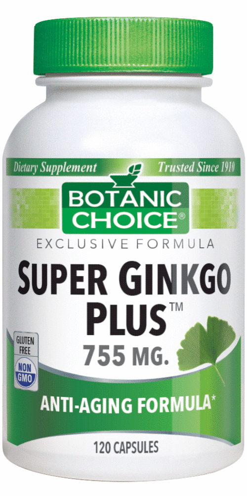 Botanic Choice Super Ginkgo Plus™ - Memory Support Supplement - 120 Capsules