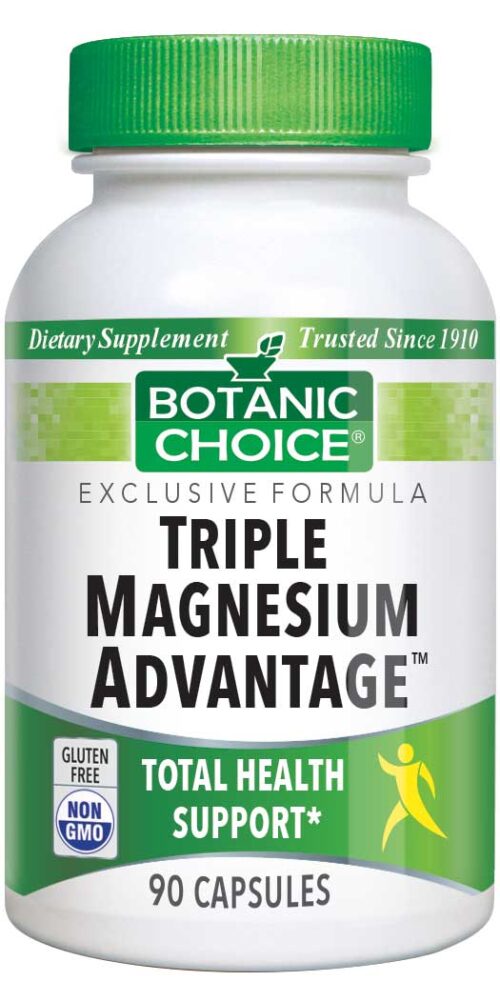 Botanic Choice Triple Magnesium Advantage™ - Total Health Support Supplement - 90 Capsules