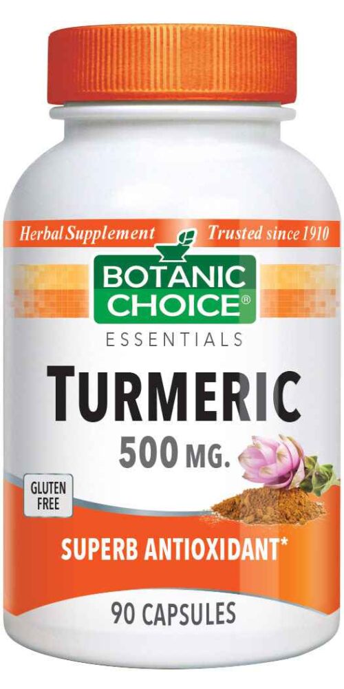 Botanic Choice Turmeric 500 mg - Joint Support Supplement - 90 Capsules