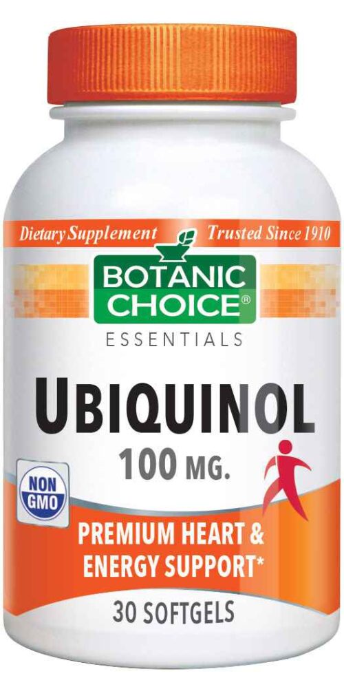 Botanic Choice Ubiquinol - 100 mg - Heart Support Supplement - 30 Softgels