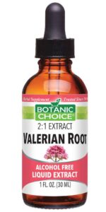 Botanic Choice Valerian Root Liquid Extract - Soothing Support Supplement - 1 Oz