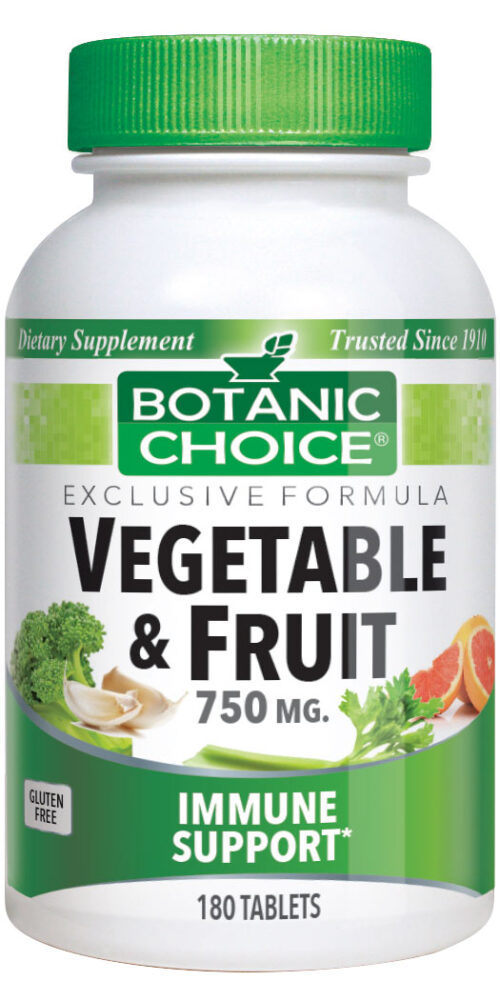 Botanic Choice Vegetable & Fruit - Immune Support Supplement - 180 Tablets