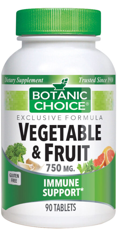 Botanic Choice Vegetable & Fruit - Immune Support Supplement - 90 Tablets