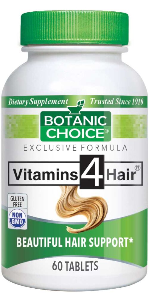 Botanic Choice Vitamins 4 Hair® - Youthful Hair Support Supplement - 60 Tablets