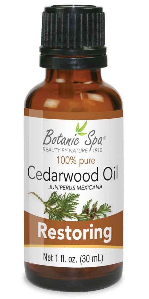 Botanic Spa Cedarwood Essential Aromatherapy and Body Oil - 1 Oz