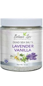 Botanic Spa Dead Sea Salts - Lavender Vanilla Scented - 16 Oz