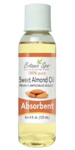 Botanic Spa Sweet Almond Carrier Aromatherapy and Body Oil - 4 Oz