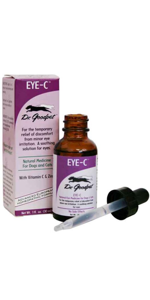 Dr Goodpet Homeopathic Eye-C for Cats and Dogs - 1 Oz