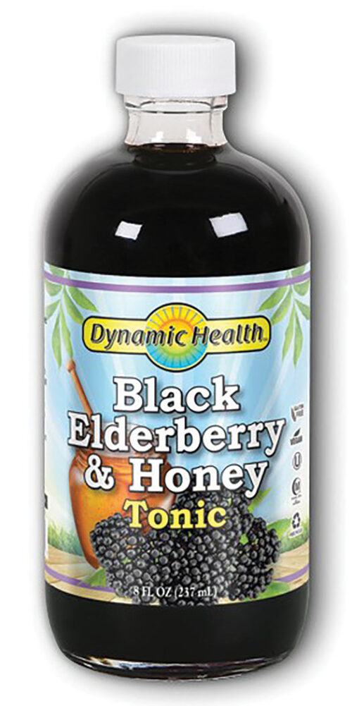 Dynamic Health Elderberry & Honey Tonic Concentrate Liquid - 8 Oz