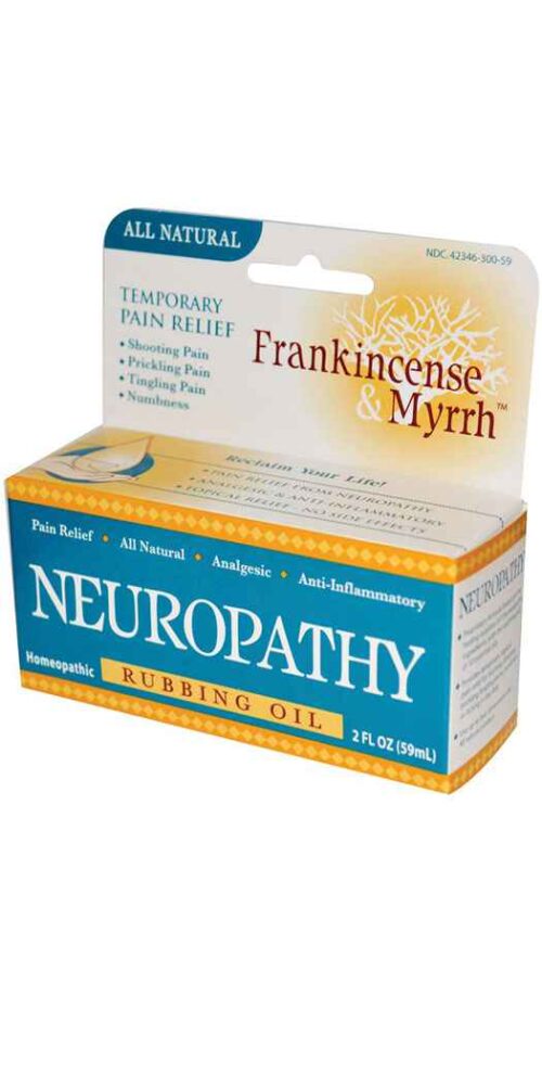 Frankincense & Myrrh Neuropathy Rubbing Oil - Fl Oz