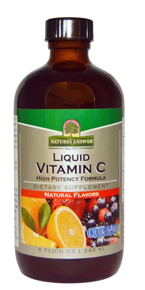 Natures Answer Liquid Vitamin C - Total Health Support Supplement - 8 Oz