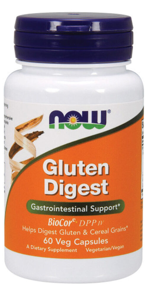 Now Foods Gluten Digest Vege Vegetarian Capsules - 60 Veg Vegetarian Capsules