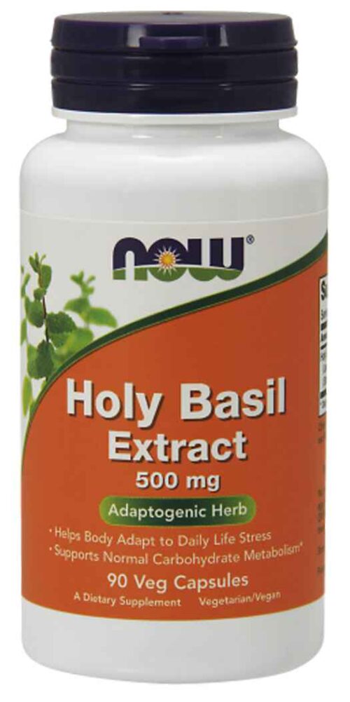 Now Foods Holy Basil 500 mg Extract - Veg Capsules