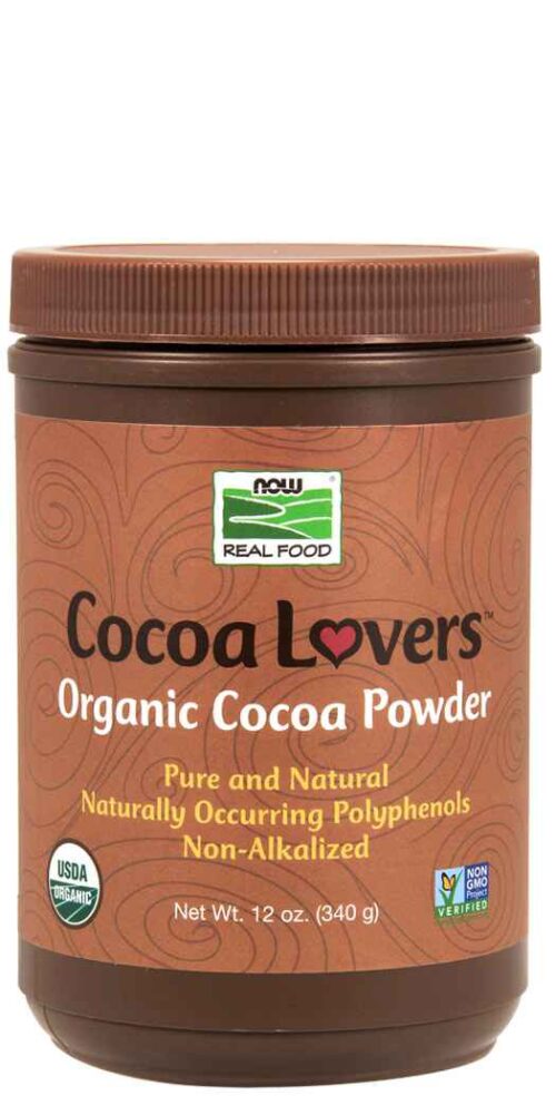 Now Foods Organic Cocoa Powder - 12 Oz