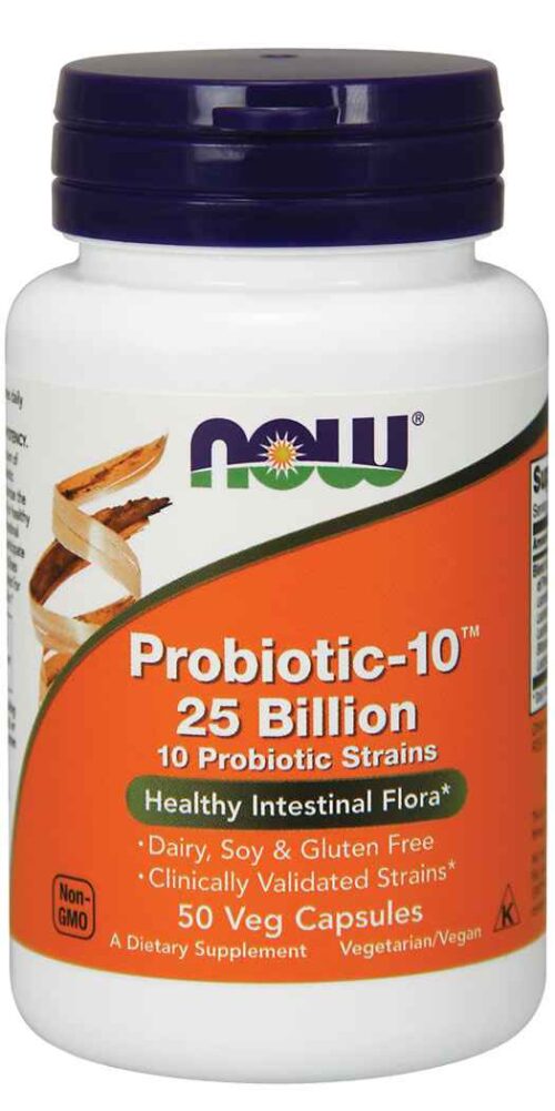 Now Foods Probiotic-10™ 25 Billion - 50 Vegetarian Capsules