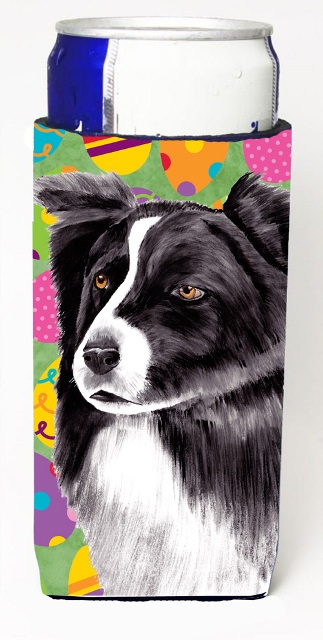 SC9447MUK Border Collie Easter Eggtravaganza Michelob Ultra s For Slim Cans - 12 oz.
