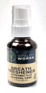Vitality Works Breath Freshener Peppermint Plus Spray - Fl Oz