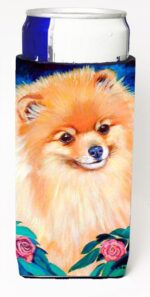 7165MUK Pomeranian Michelob Ultra bottle sleeves For Slim Cans - 12 oz.