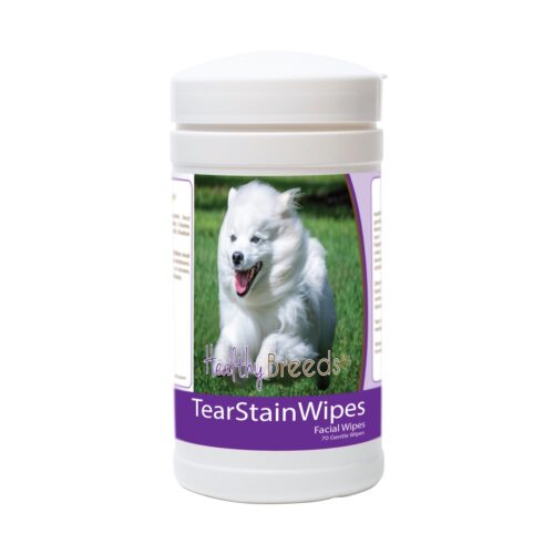 840235175452 American Eskimo Dog Tear Stain Wipes - 70 Count