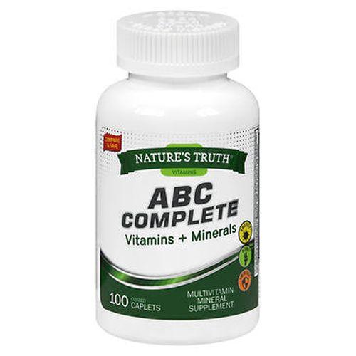 ABC Complete Vitamins + Minerals 100 Tabs by Natures Truth