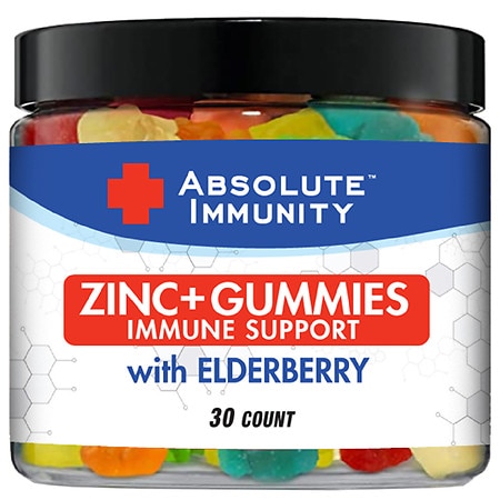 Absolute Nutrition Absolute Immunity Zinc Gummies Elderberry - 30.0 ea