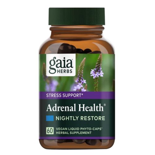 Adrenal Health Nightly Restore 60 Caps by Gaia Herbs