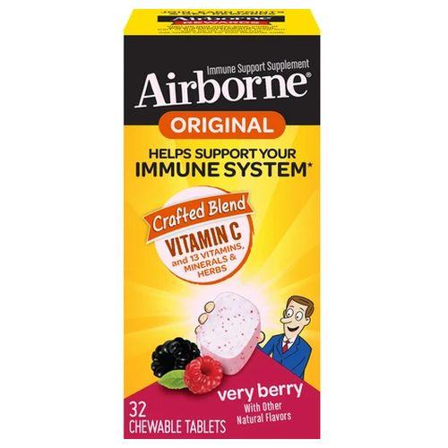 Airbone Chewable Berry 32 Tabs by Airborne