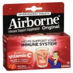 Airborne Effervescent Health Formula Very Berry 10 tabs by Airborne