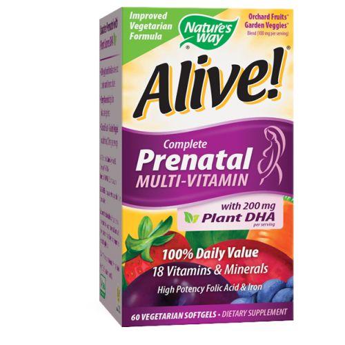 Alive Complete Prenatal Multivitamin 60 Softgels by Nature's Way