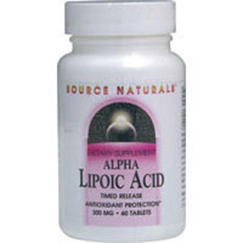 Alpha Lipoic Acid Timed Release 120 Tabs by Source Naturals