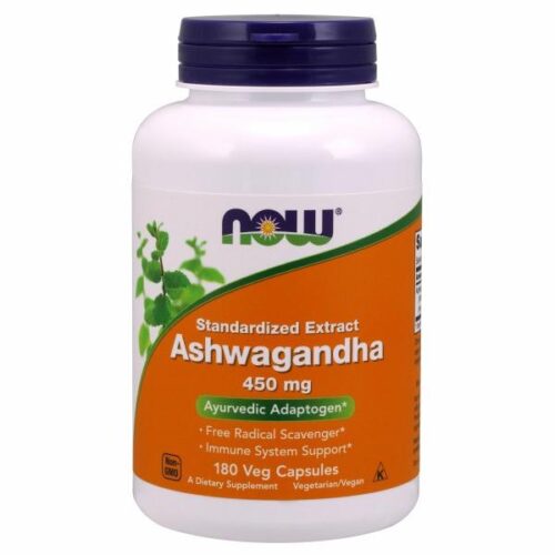 Ashwagandha 180 Veg Caps by Now Foods