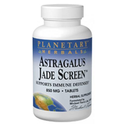 Astragalus Jade Screen 100 Tabs by Planetary Herbals