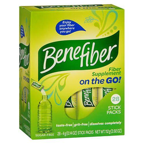 Benefiber Fiber Supplement On the Go! Stick Packs 28 Each by Benefiber