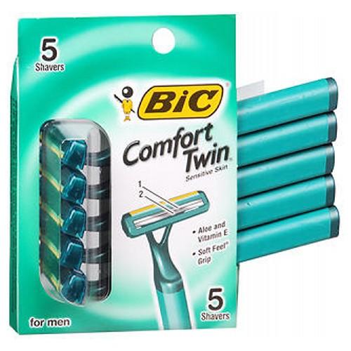 Bic Comfort Twin Shavers For Men Sensitive Skin 5 each by Bic