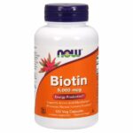 Biotin 120 Vcaps by Now Foods