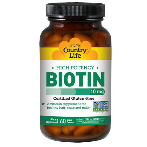Biotin 60 Caps by Country Life