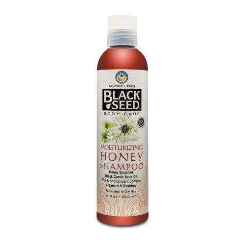 Black Seed Moisturizing Honey Shampoo 8 oz by Amazing Herbs