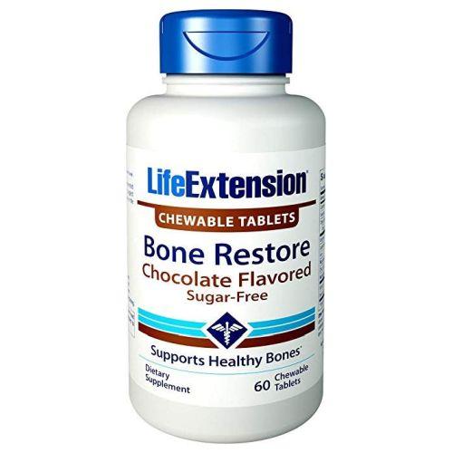 Bone Restore Chocolate 60 Tabs by Life Extension