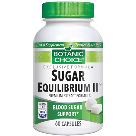 Botanic Choice Sugar Equilibrium II Herbal Supplement Capsules - 60.0 Each