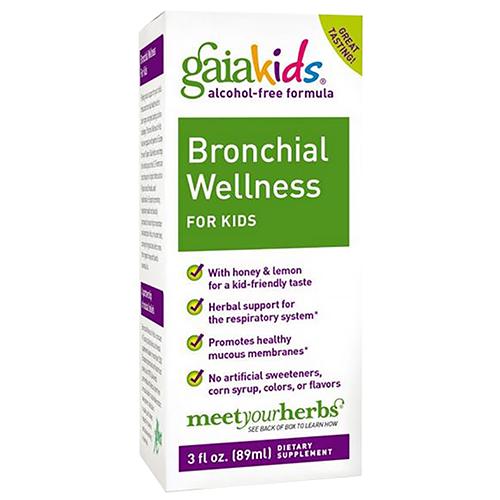 Bronchial Wellness for Kids with Honey & Lemon 3 oz by Gaia Herbs