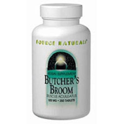 Butchers Broom 100 Tabs by Source Naturals