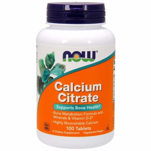 Calcium Citrate 100 Tabs by Now Foods